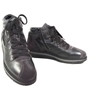 ALBERTO CICCIOLI 🇮🇹 MEN'S BLACK SOFT LEATHER COMFORT SPORT BOOTIE